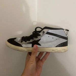 Golden Goose Black and Grey Sneakers
